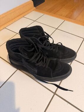 Vans Black High-Top Skate Sneakers